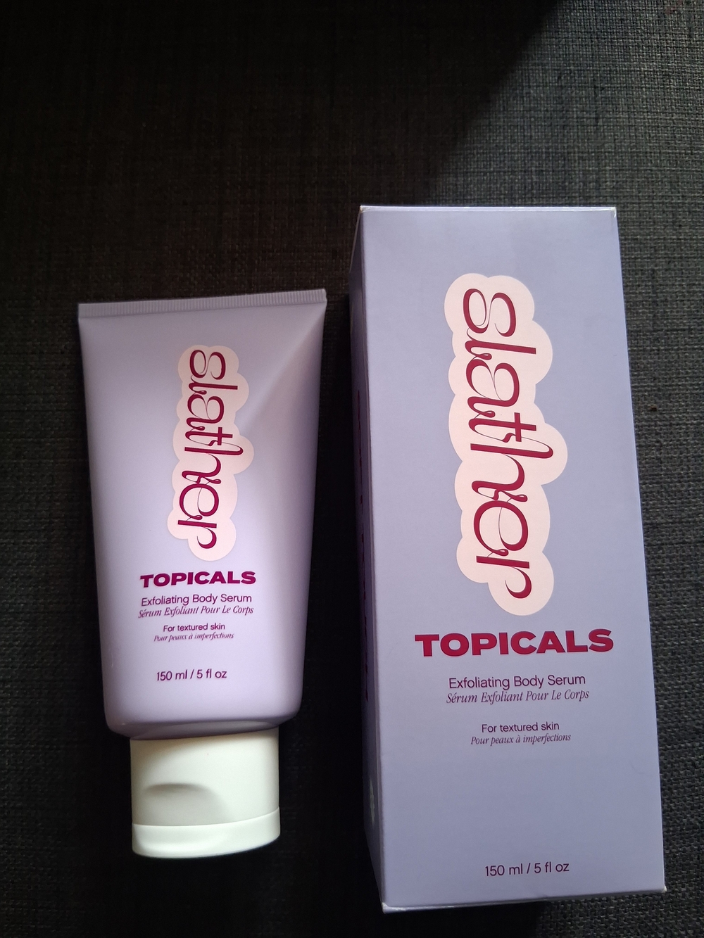 NEW SEALED Topicals Slather Exfoliating Body Serum 5oz